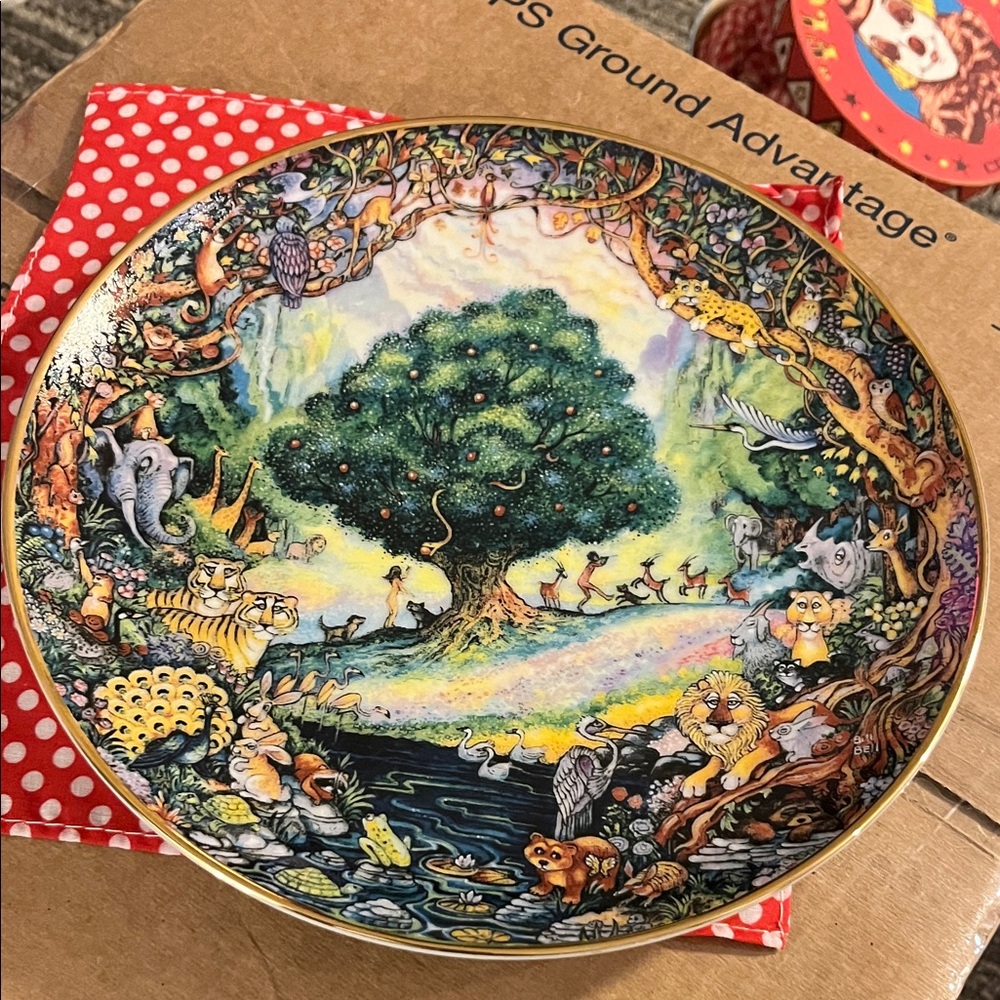 Franklin Mint Multicolor Decorative Plate